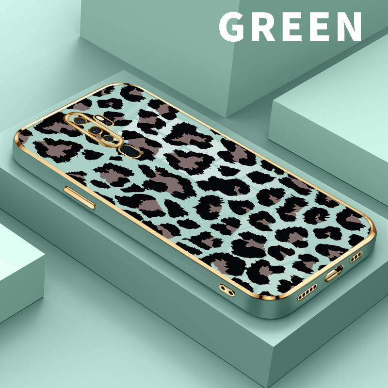 Casing Hp OPPO Case A9 2020 A8 A83 A91 A92 A93 A94 A95 A96 5G A98 A9x Untuk Wanita Motif Leopard Str