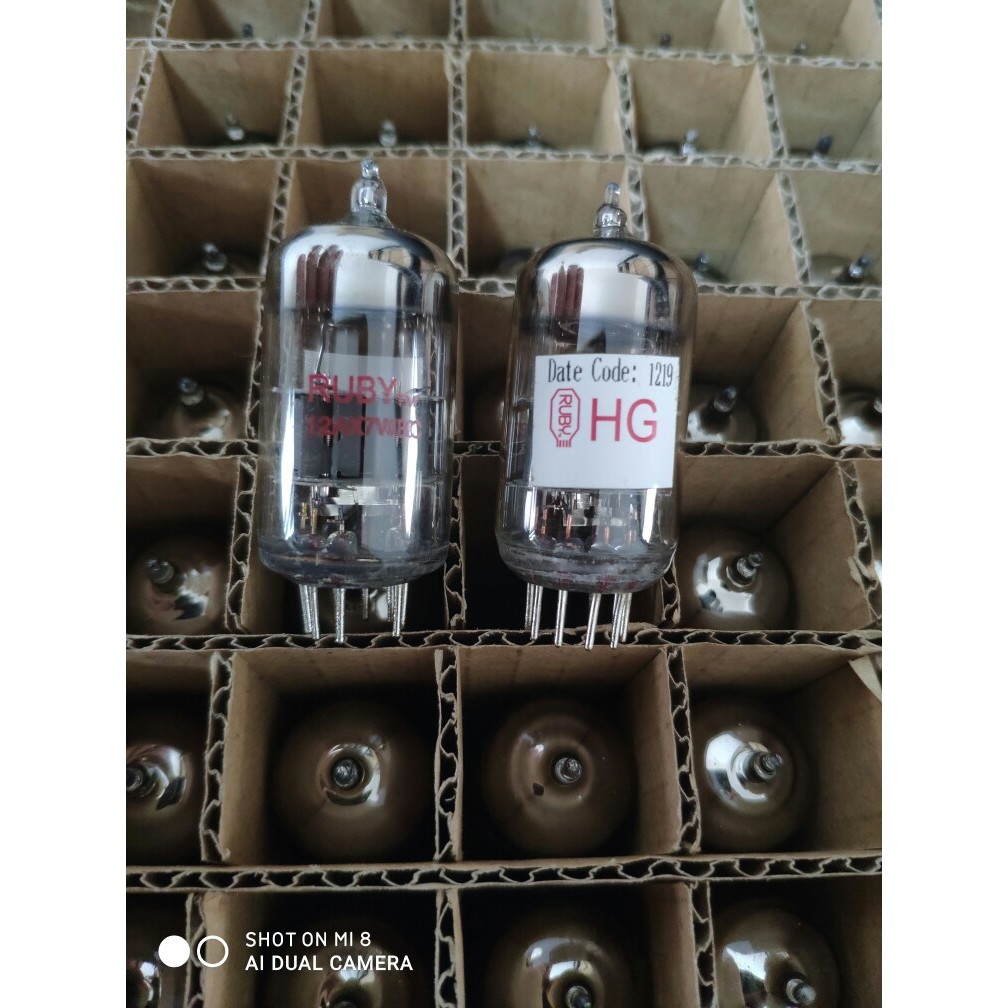 New original RUBY 12AX7AC5 12AX7WBC electronic tube  replaces 12AX7B ECC83
