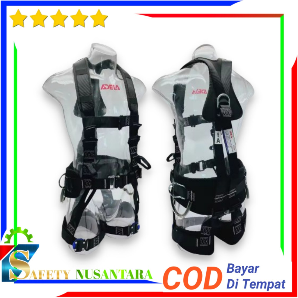 Safety Full Body Harness ADELA HKW 4502 - Safety Harness Adela Hkw 4502