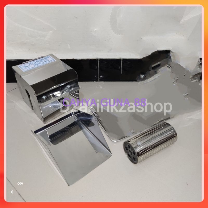 sparepart box corong dan rol parut kelapa stainless anti karat mesin parut kelapa