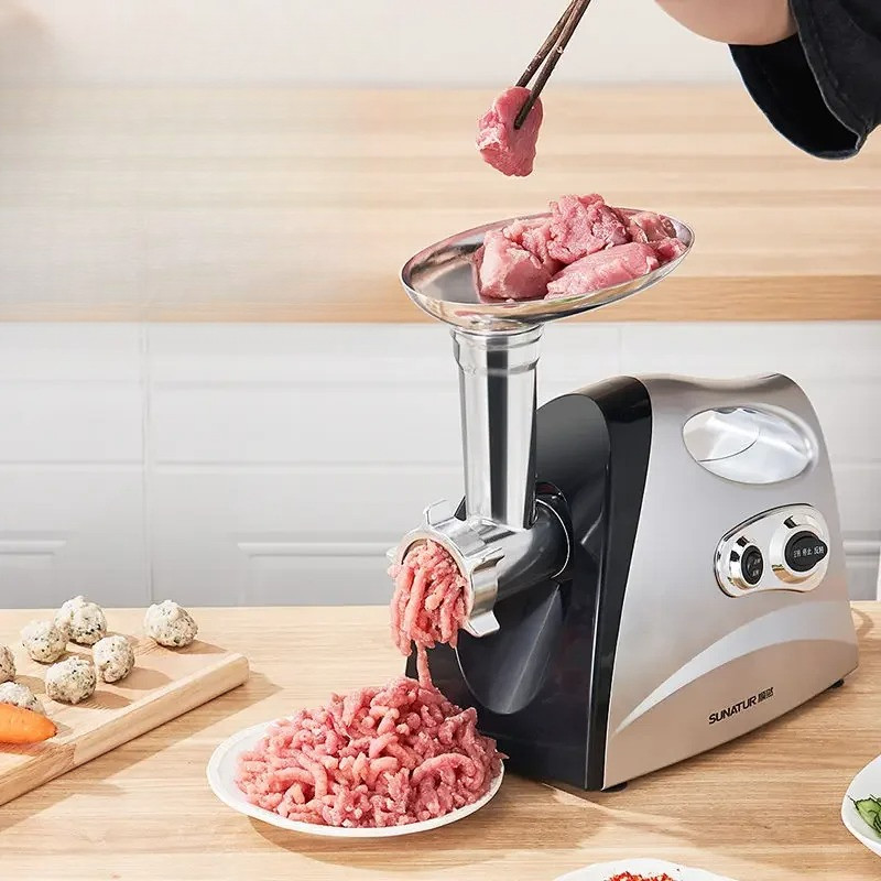 Meat grinder household commercial electric meat grinder multi-function mixer sausage machine fully a