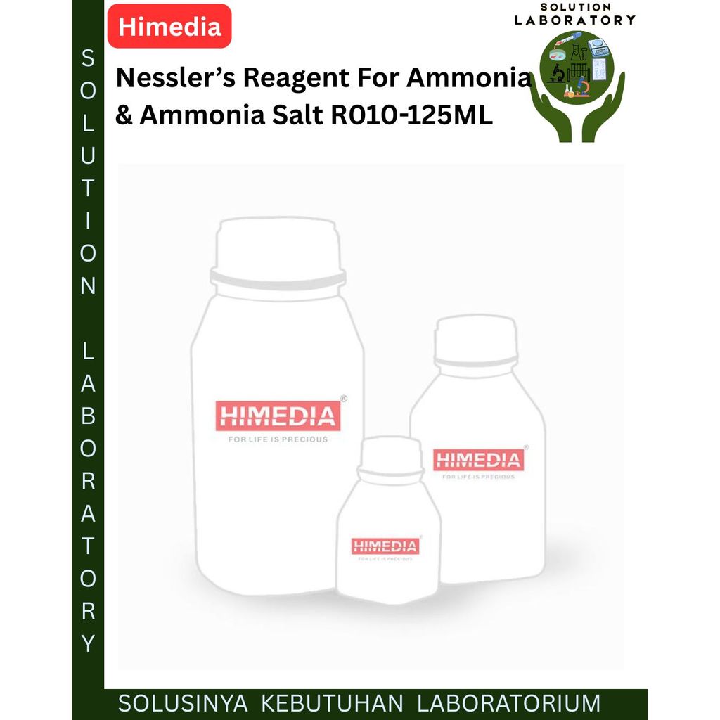 Nessler’s Reagent For Ammonia & Ammonia Salt R010-125ML Himedia