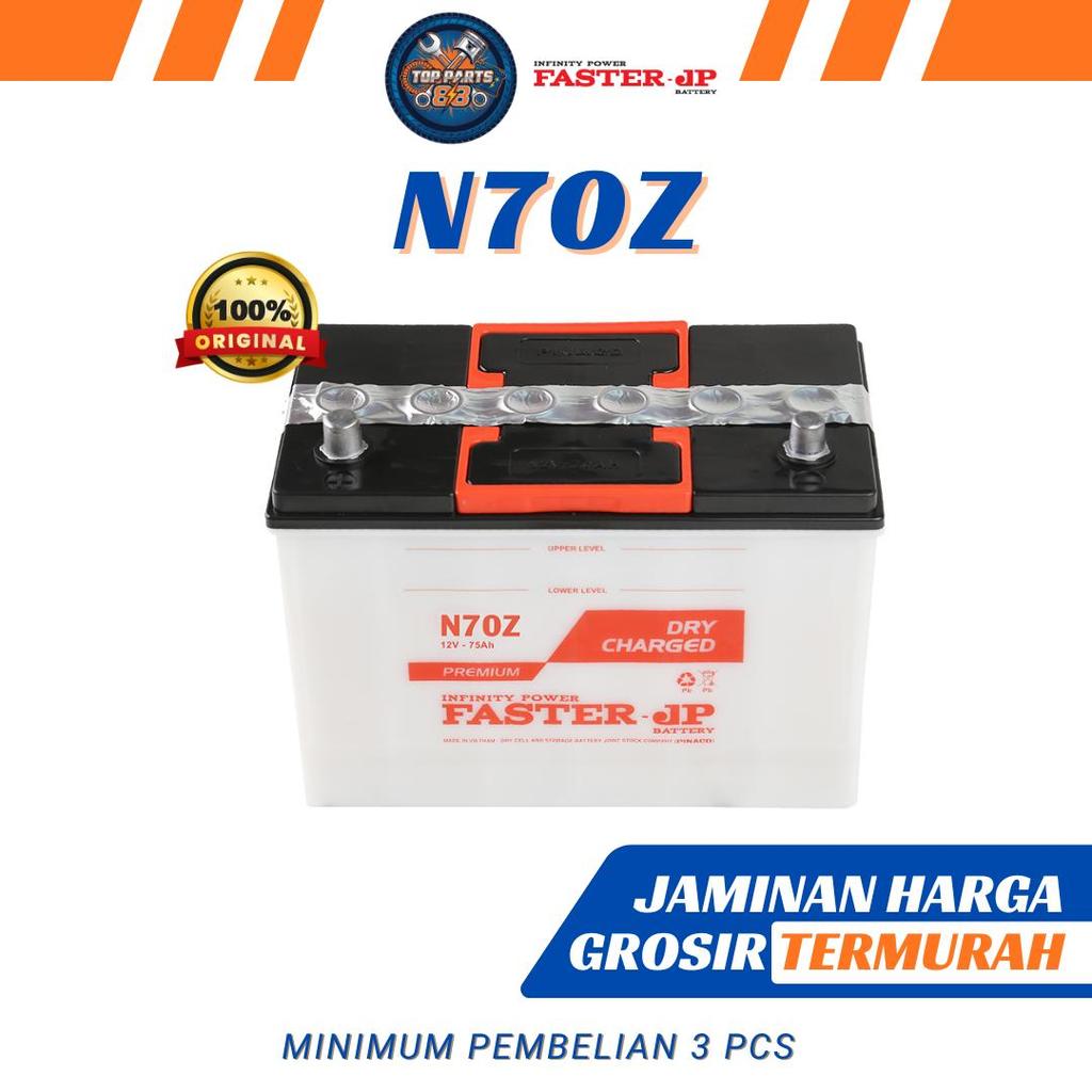 Faster JP Aki Mobil N70Z 12V 75Ah Aki Basah