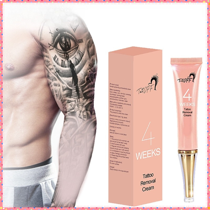Cream Krim Penghilang Tatto Penghilang Tato Permanen Tanpa Rasa Sakit
