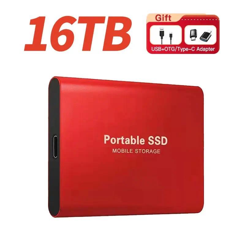 For  1TB Portable SSD Disks SSD 500G External Hard Drive Mini Hard Disks High-speed Mobile Disk Exte