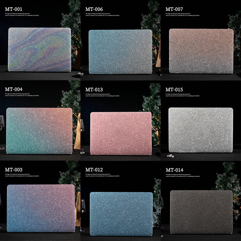 DIY Blingbling Laptop Shiny Diamond Skin Colorful Sticker 12/13/14/15.6/17inch Decorative skin for H