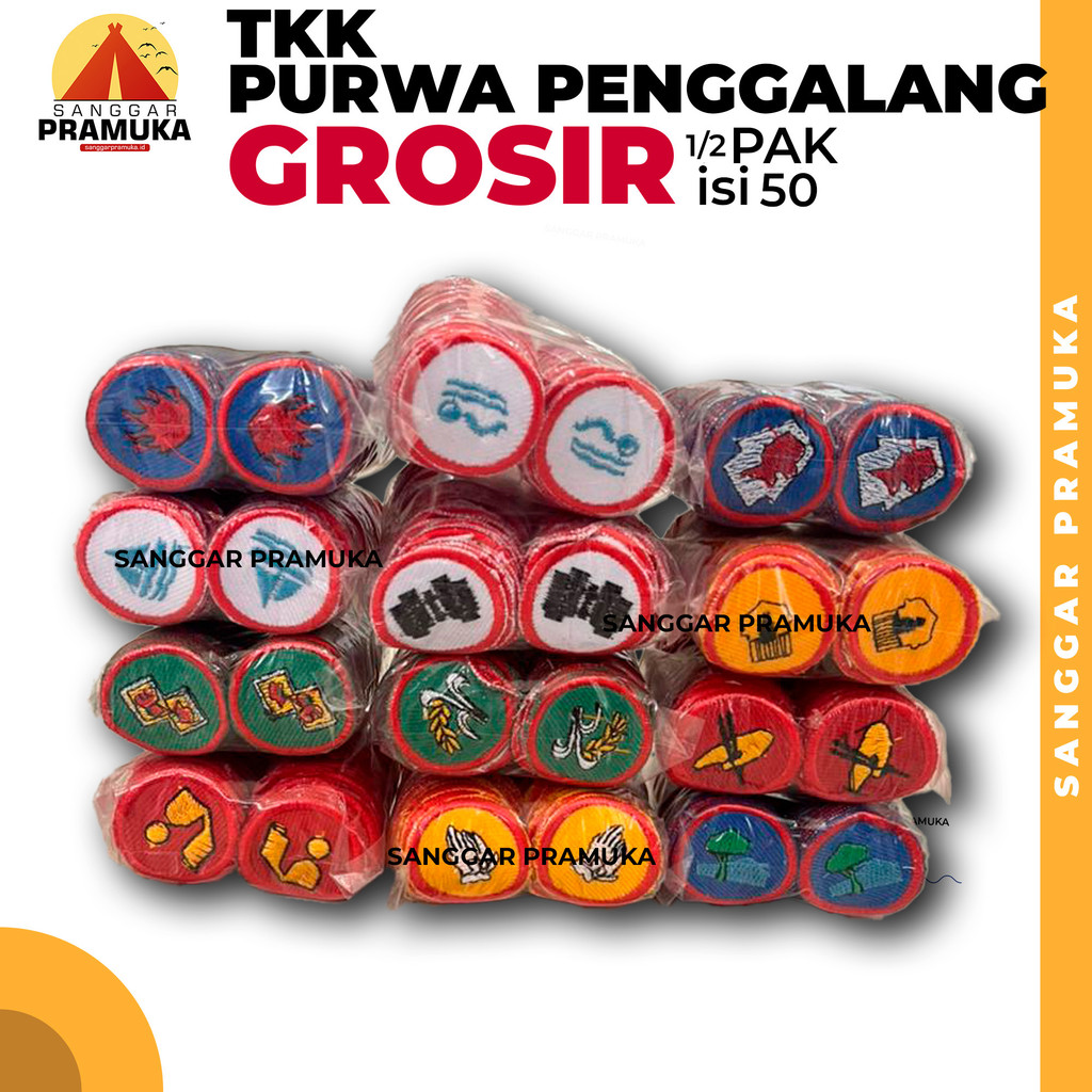 [50 Pcs] Tkk Purwa Penggalang | Tkk Pramuka Penggalang | Tkk Penggalang Purwa | Tkk Penggalang Non W
