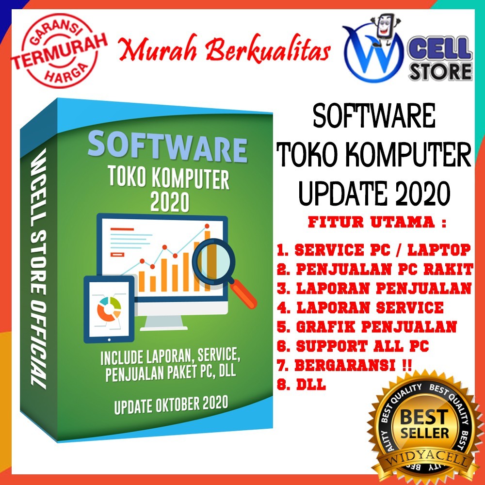 SOFTWARE/PROGRAM/APLIKASI TOKO KOMPUTER INCLUDE JASA SERVICE DAN PENJUALAN PAKET PC RAKITAN 2020