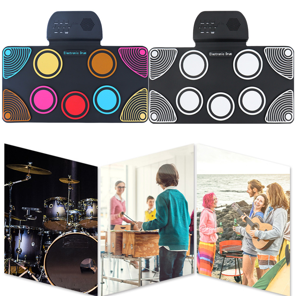 Electronic Drum Set with Drum Sticks Electric Drum Pad Electric Drum Set Birthday Surprise for Kids