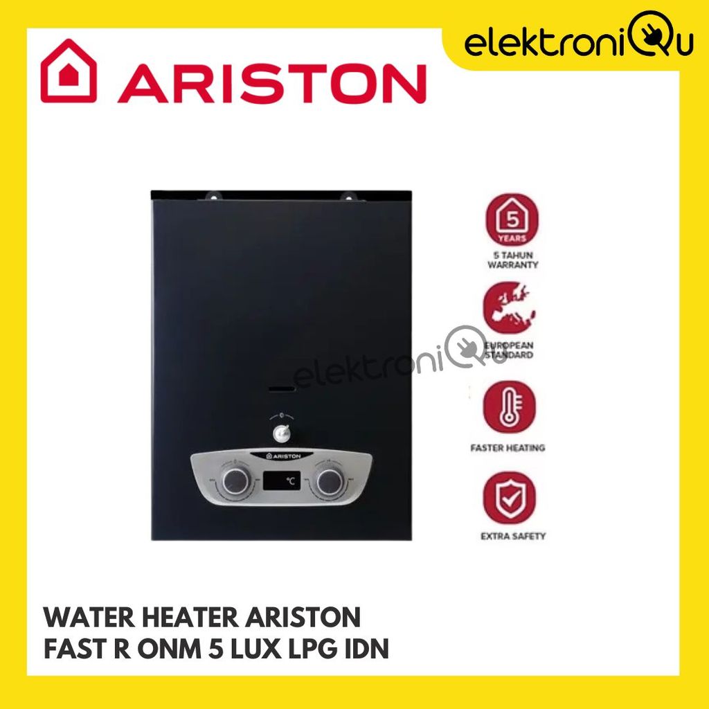 WATER HEATER ARISTON FAST R ONM 5 LPG IGN 5 LITER