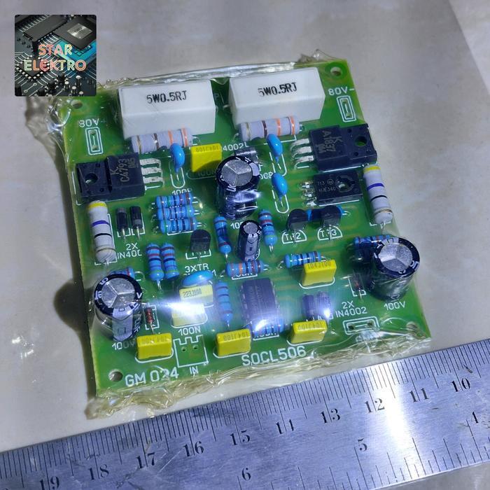 Driver Power SOCL 506 GM Kit 024 Super OCL Amplifier Ampli SOCL506 PCB Rakitan TERBAIK...