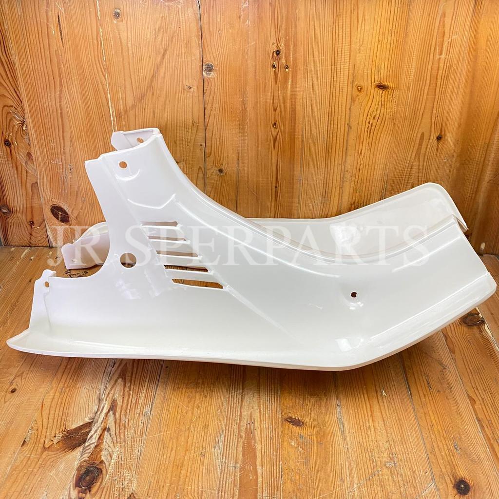 Sayap Depan RC 100 Bahan Plastik Tebal Warna Putih Body Depan Motor RC100 Kualitas Premium