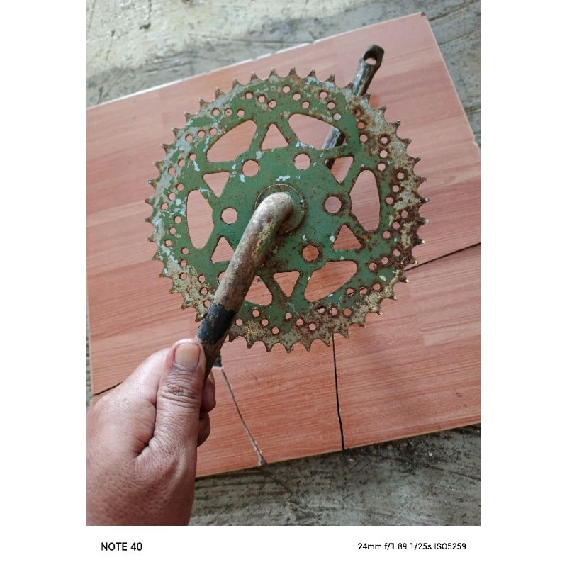 crankset sepeda bmx 20 second antiq