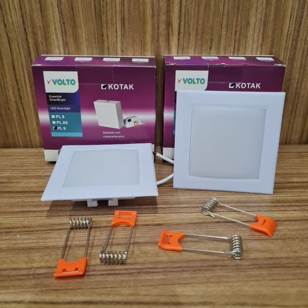LAMPU PANEL KOTAK 5 WATT 2,5 INCH 3 WARNA DOWNLIGHT HEMAT ENERGI 80% TYPE PL9 INBOW VOLTO TK-20