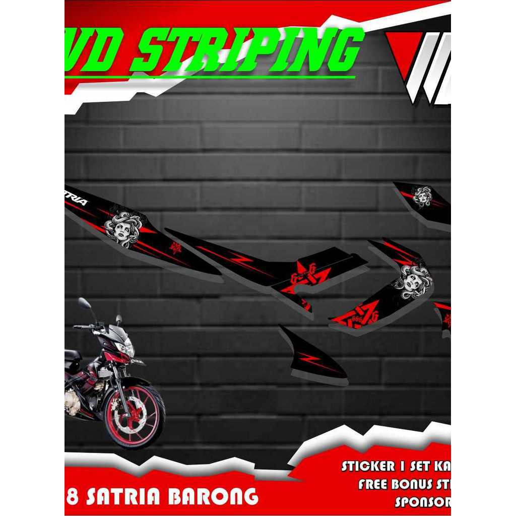 01978 Striping satria fu Barong Medusa / Striping satria Barong /Striping Satria Fu lama / Striping 