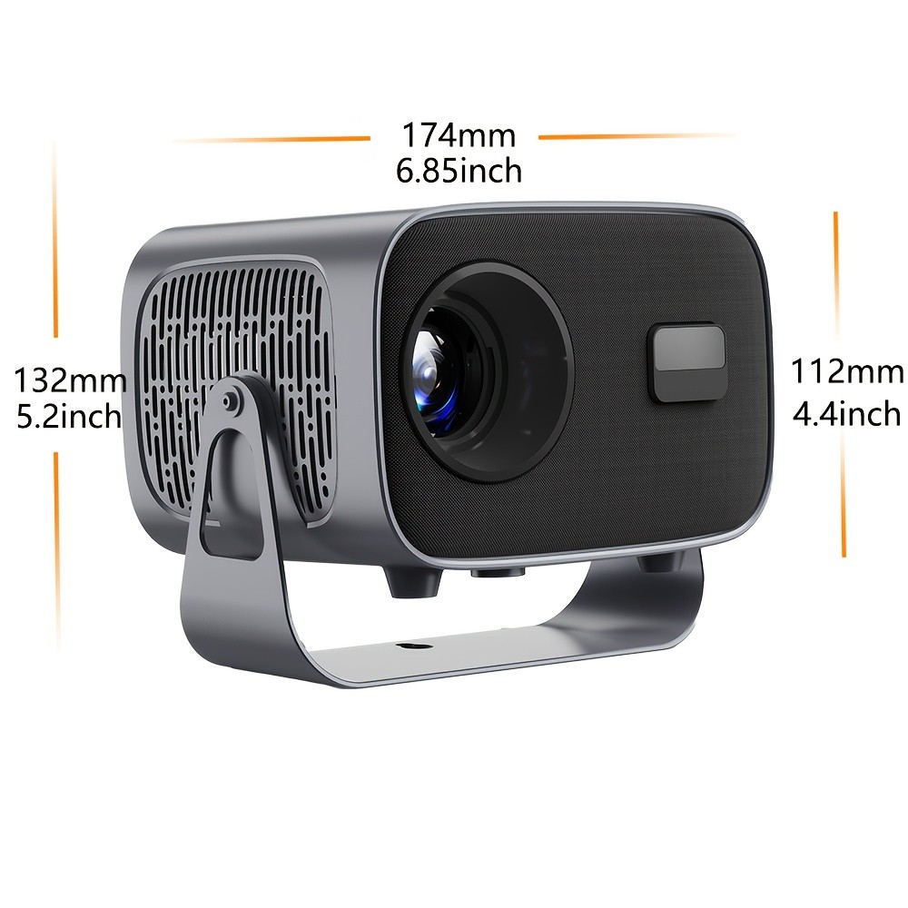 A10 Projector,Supports Android 11.0,HDTV Port,Suitable for Various Scenes,Projector For Phone,Mini P