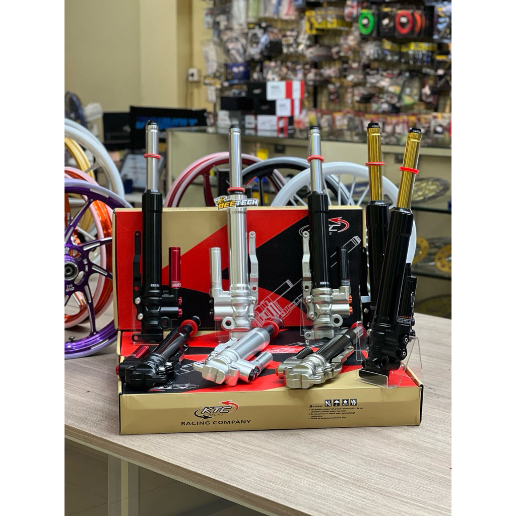SHOCK DEPAN KTC MATRIX MIO DOUBLE CLICK ORIGINAL KTC RACING