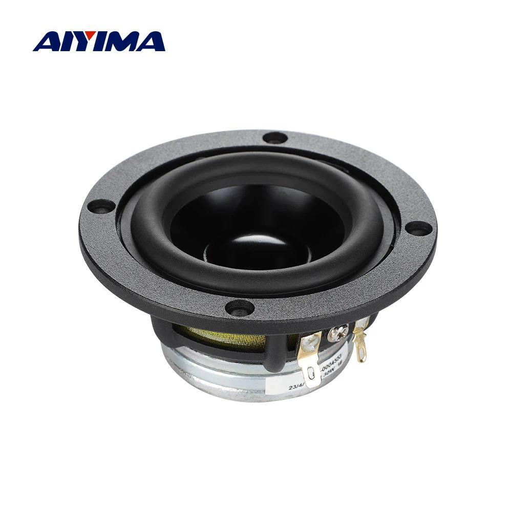 AIYIMA 4 Inch Full Range Auo Speaker 4 Ohm 30W IPX7 Waterproof Speaker Aluminum Frame Home Theater L