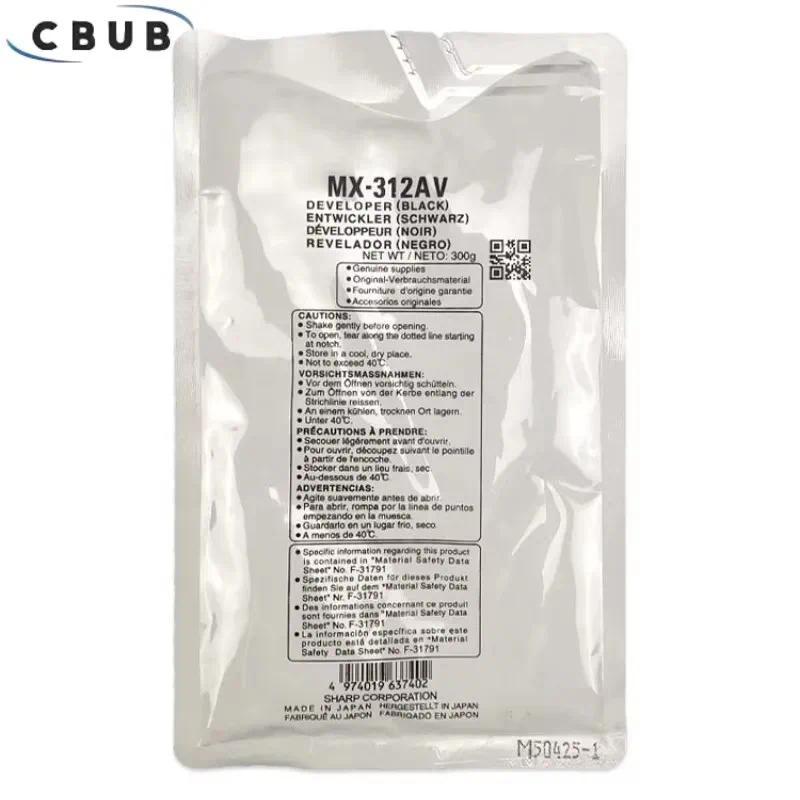 1PCS For Sharp MX 2608 MX3108 MX3508 MX312 Developer Copier New Compatible Japan Black