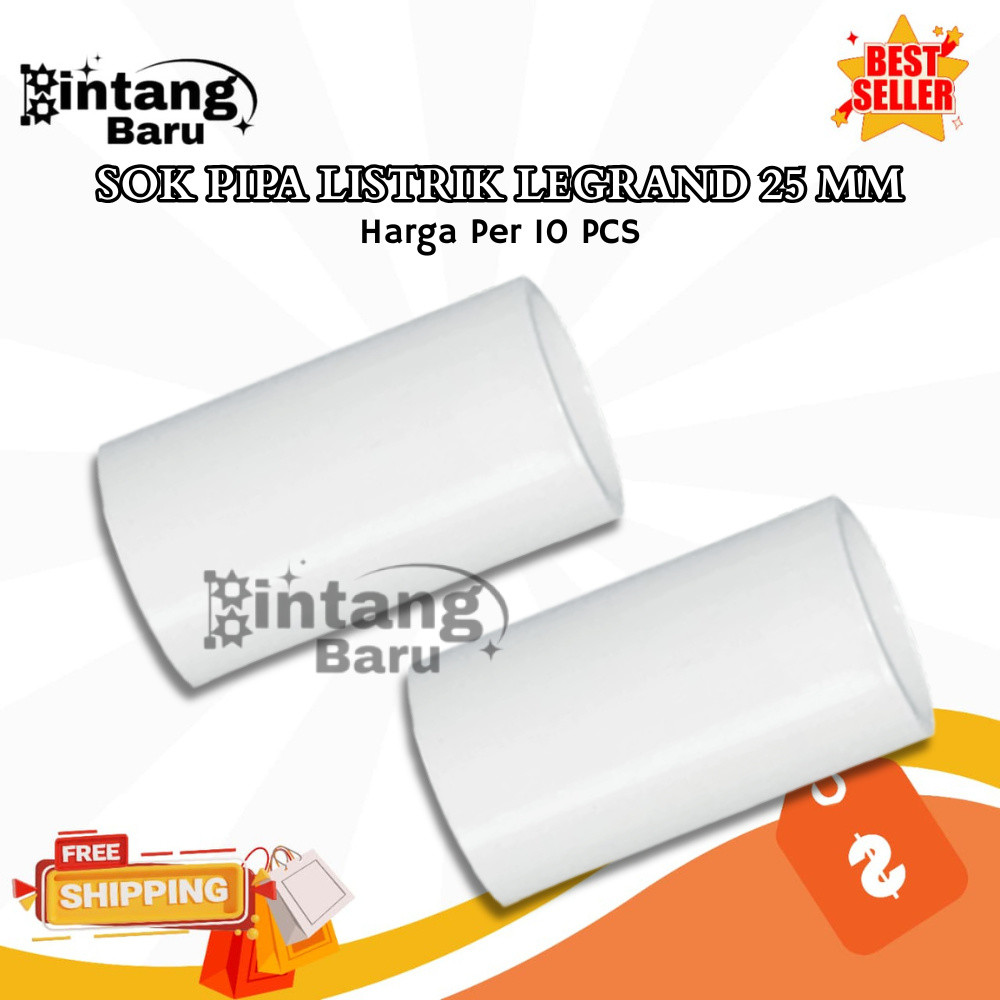 SOK PIPA LISTRIK LEGRAND CONDUIT 25 MM ISI 10 PCS (BB)