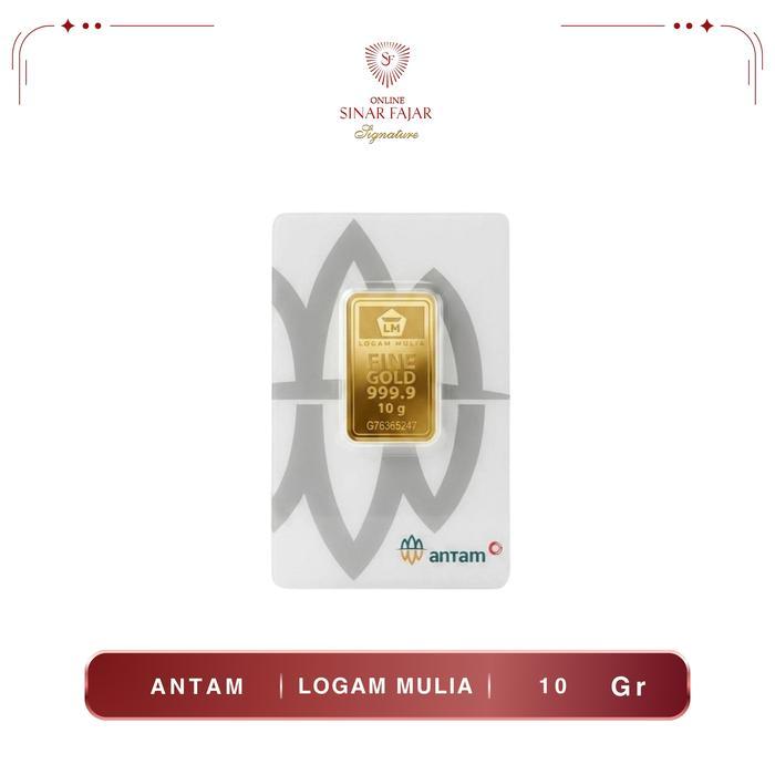 Logam Mulia Antam Certieye 10 gr 999.9 Kemasan Press - Terbaru Termurah Asli