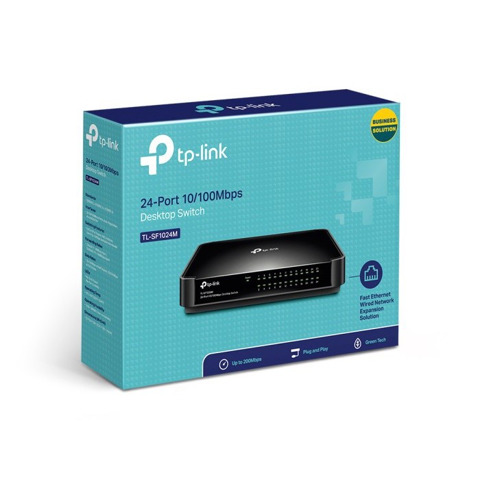 TP-LINK TL-SF1024M 24-Port 10/100M TPLINK Switch Hub 24Port 24 Port SF1024M