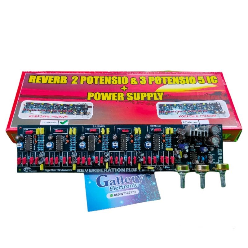 Reverb ECHO 5 IC PT2399 Reverberation Suara Nyes