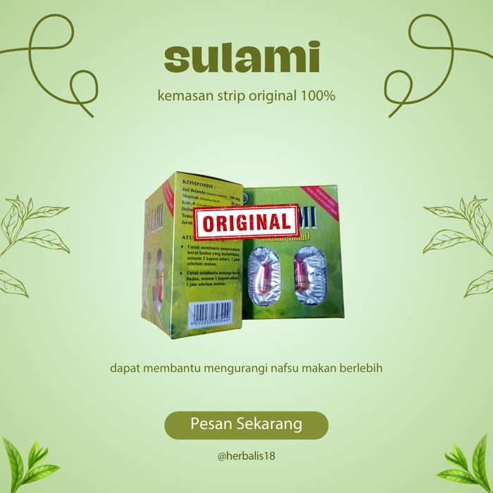 Kemasan Strip Original 100% Sulami Paket 5 pcs - TERMURAH Chinese Herbal