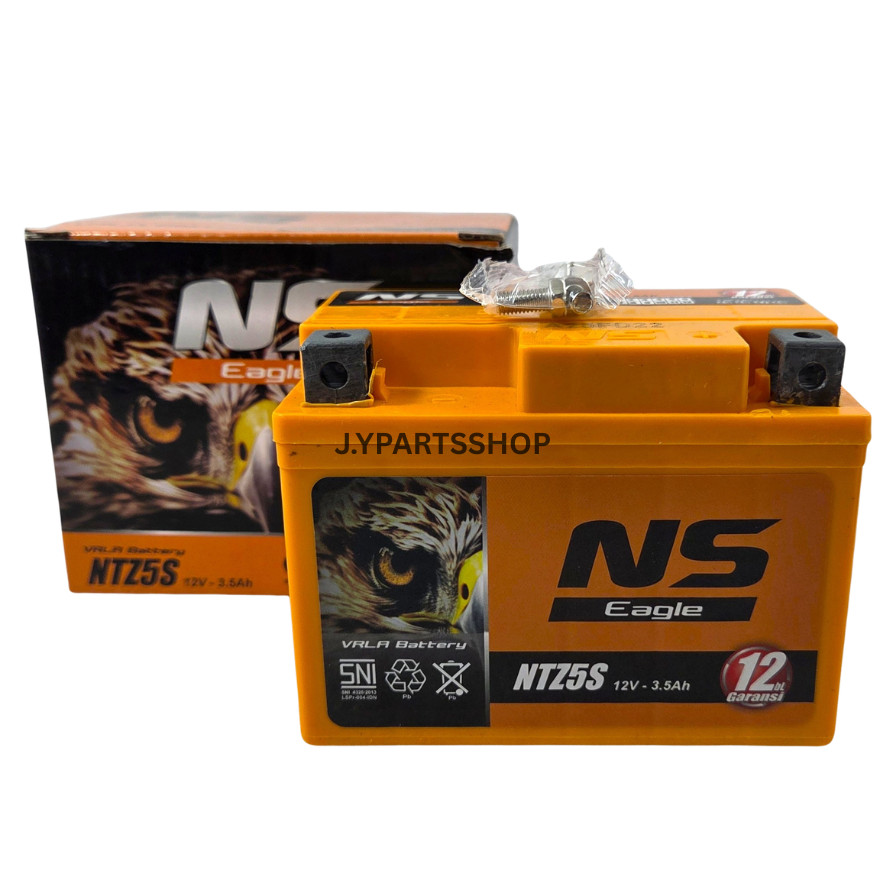 Aki MF NS NTZ5S Eagle Series Beat Vario 110 Mio J Soul GT Supra X 125 VIXION R15 SOUL GT 115 125