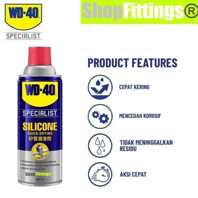 krefan_salim - wd 40 pelumas silicon spray wd40 silicone lubricant multi use non food grade or stp u