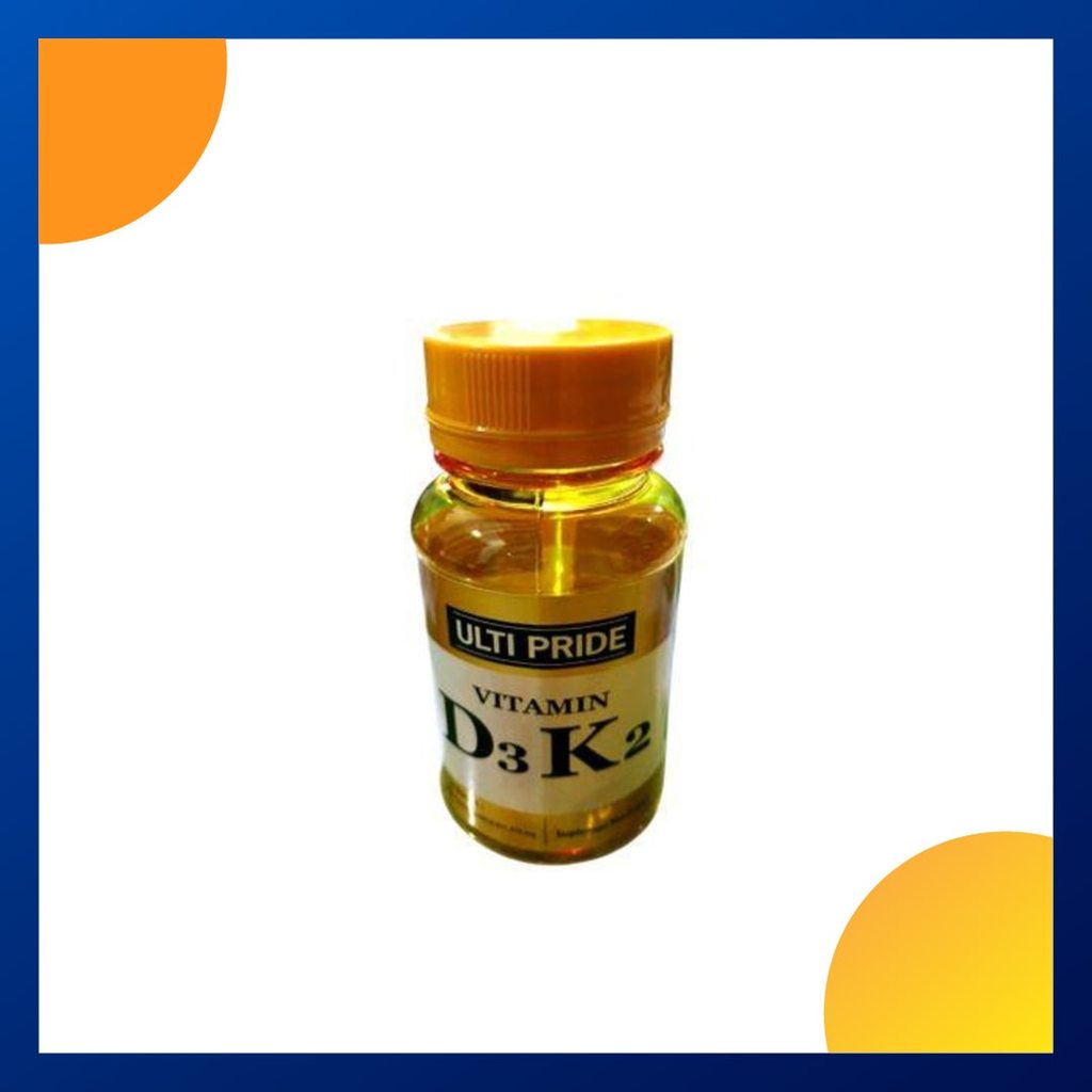 Ulti Pride Vitamin D3 K2 Botol 30 Kapsul