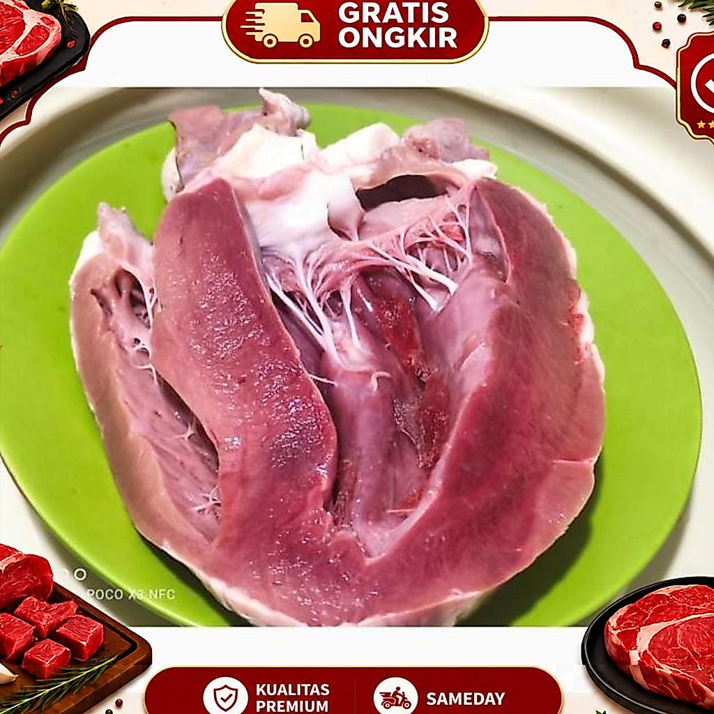Jantung Sapi Giling Tanpa Lemak 500 Gram