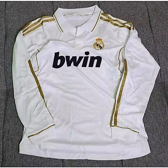 LIGA SPANYOL  JERSEY RETRO VINTAGE LONGSLEEVE REL MDRD HOME 2011-2012 GRADE ORI