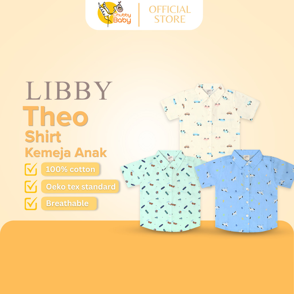 Libby Theo Shirt - Kemeja Anak Laki-laki