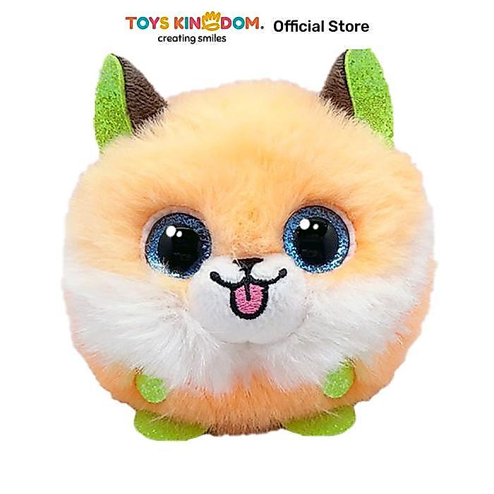 DISKON Toys Kingdom Ty Puffies Ball Boneka Hewan Fox TY95342 - Oranye Boneka Hewan Plush Karakter