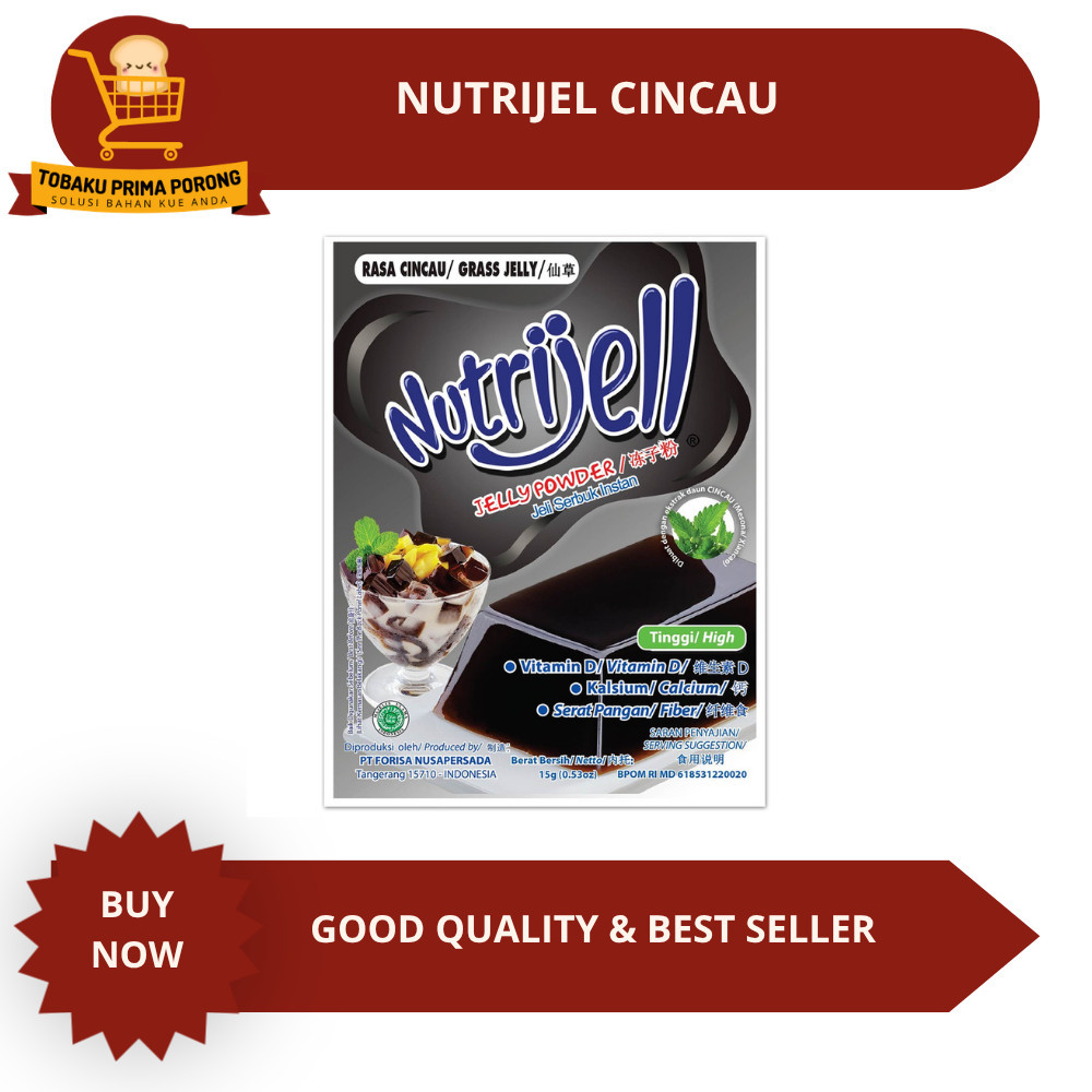 NUTRIJEL CINCAU SACHET 15GR