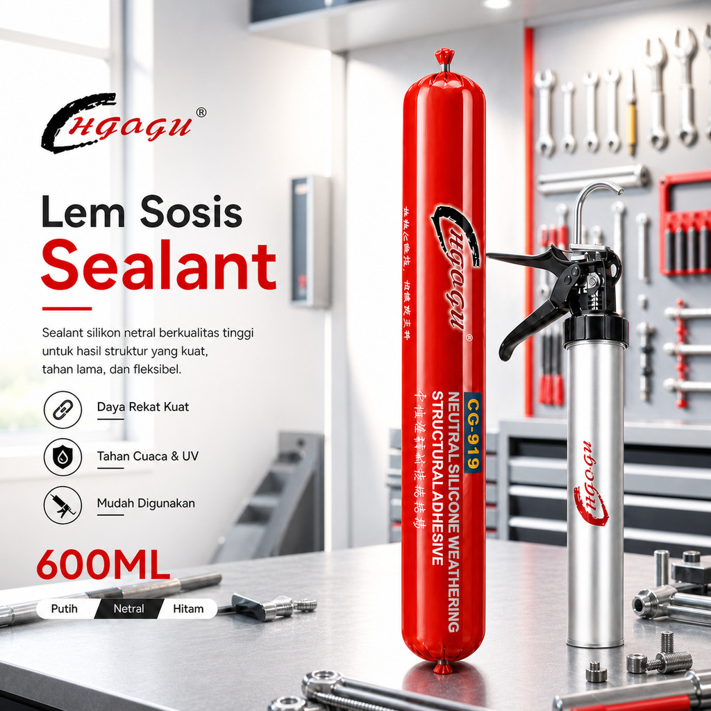 Sosis Silikon Silen Chaogu | Lem Sealant Sosis | Lem Silen