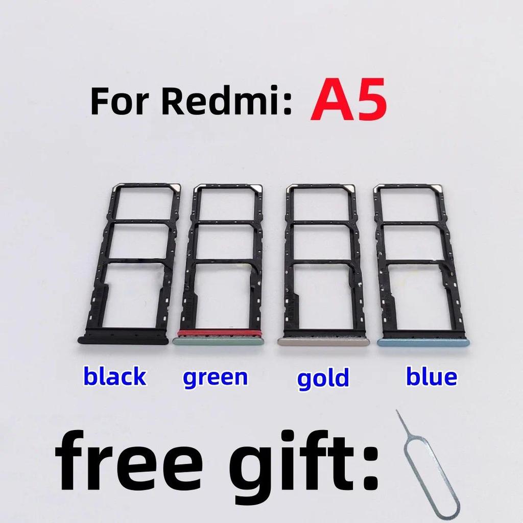 SIM Card tray Adapter Tray chip slot drawer Holder For Xiaomi Redmi A5 25028RN03G/I drawer chip card