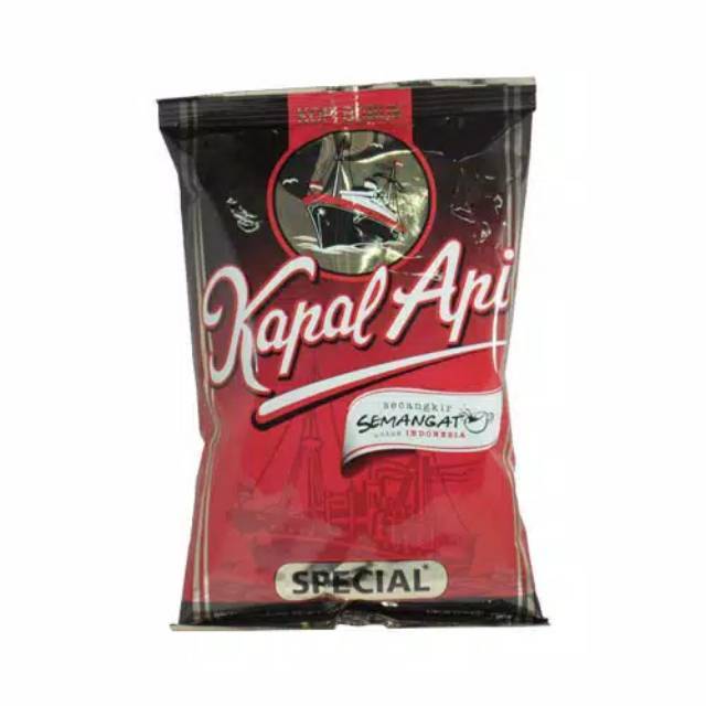 kopi bubuk kapal api 150 gram free GELAS