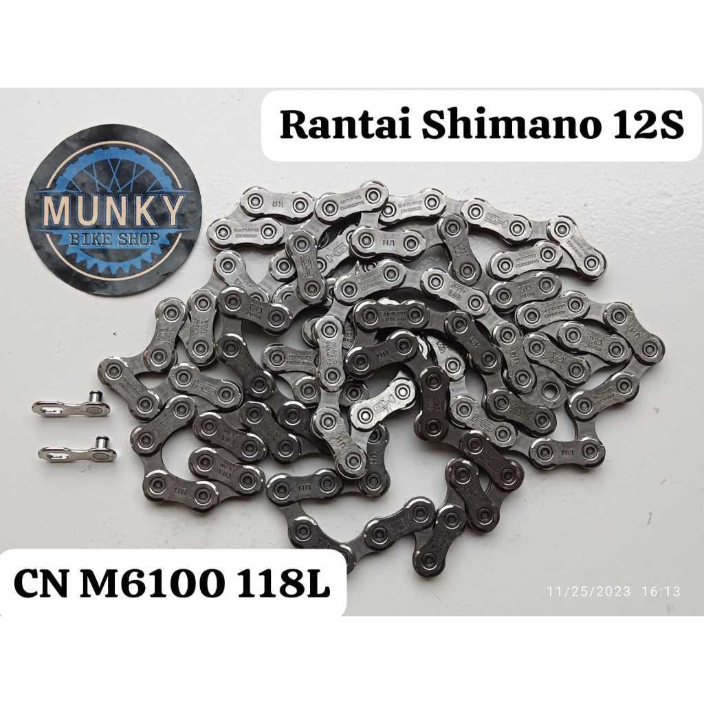 Foto Rantai Chain Shimano CN M6100 12 speed 118L 12S Original Ori