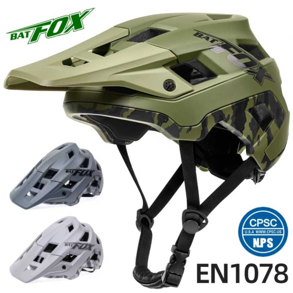Foto Helm BATFOX Camo LA303 Sepeda Gunung Half face XC AM Enduro MTB Downhill Helmet Bike