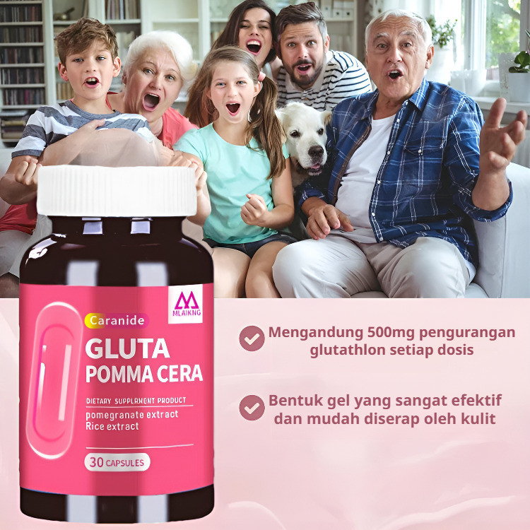 Kirim dalam 24 jam/Glutathione Kapsul/Pemutih Kulit/Antioksidan/Populer