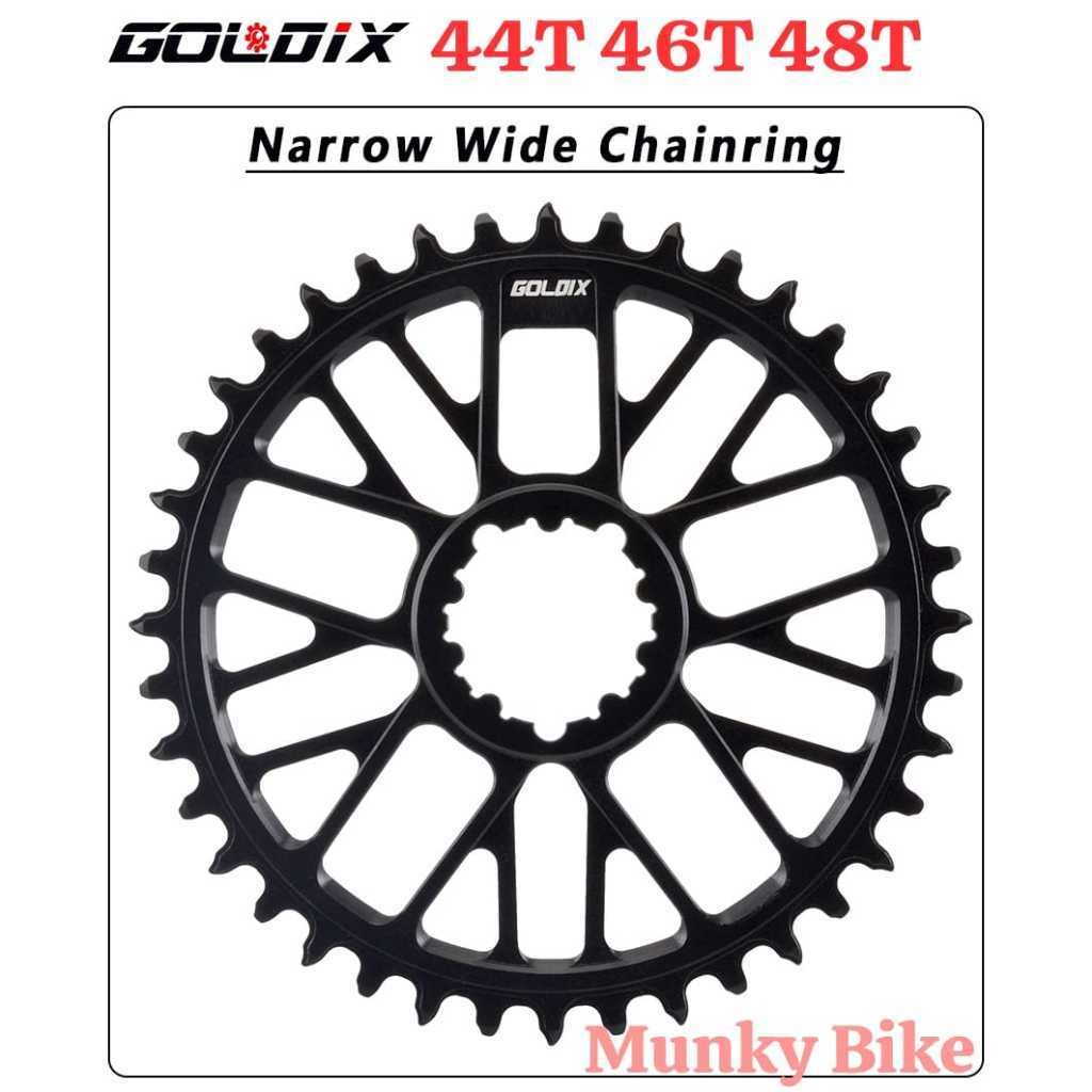 Foto Goldix Chainring GXP Crank Direct Mount 44T 46T 48T Ultralight Single Narrow Wide Chain Ring Sepeda