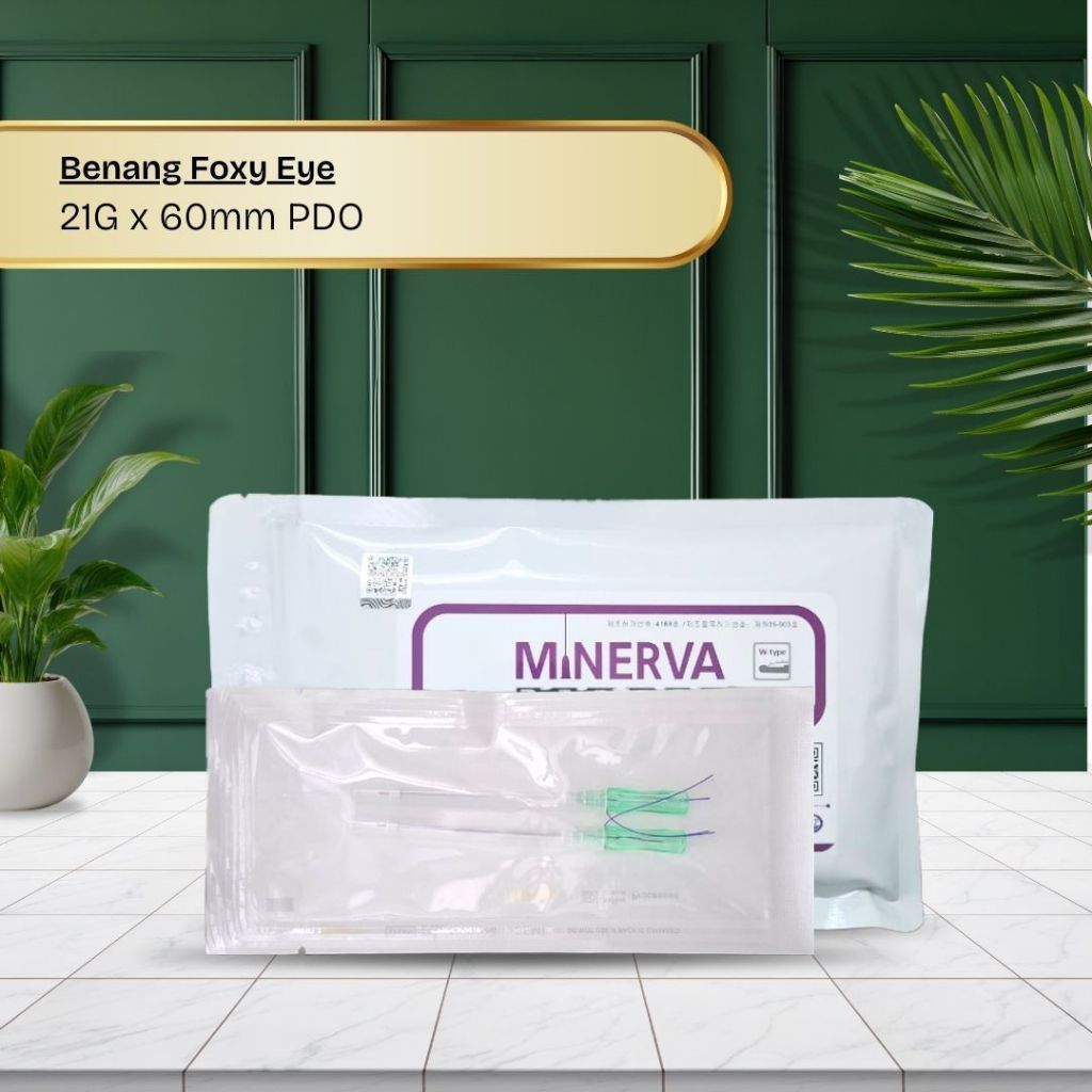 [ ecer 2 benang ] minerva benang foxy eye PDO 21gx60mm