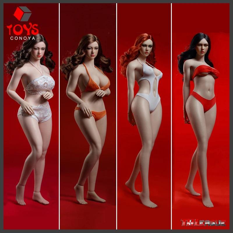 TBLeague S38 S39 S42 S43 1/6 Plus Size Super Flexible Seamless Body Suntan Pale Large Breast Female 