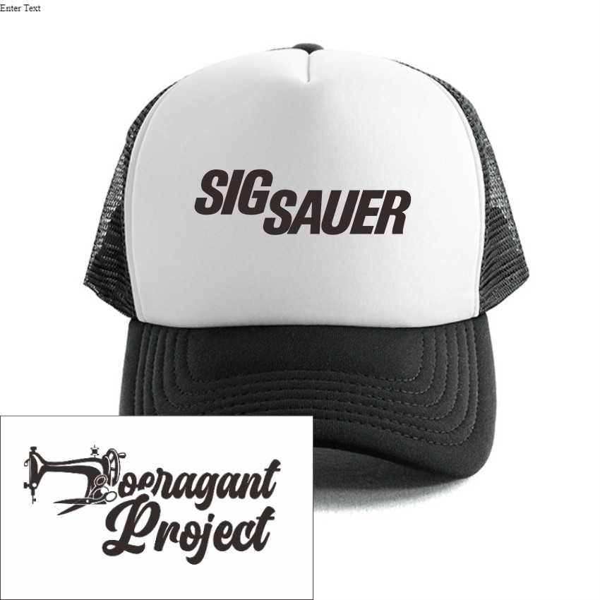 topi jaring sig sauer / topi trucker hat sig sauer