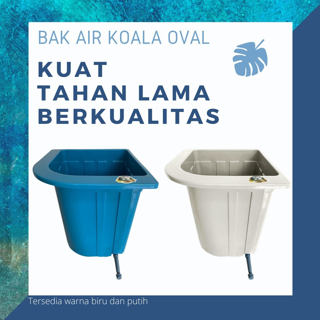 Bak Air Kamar Mandi/ Bak Air Mandi Plastik Oval / Bak Air Sudut Kamar Mandi