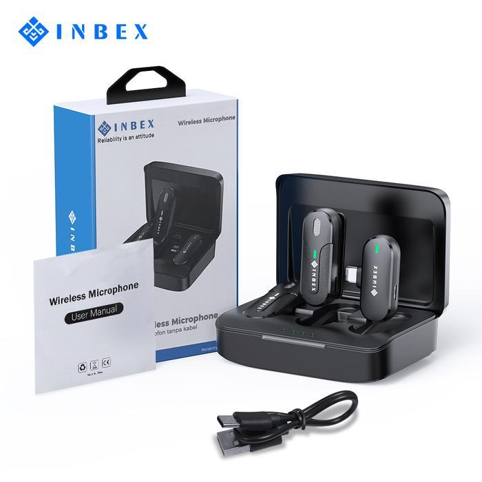 INBEX Microphone Wireless Mic Wireless Shure Clip On Mikrofon Lavalier - M8 Type C
