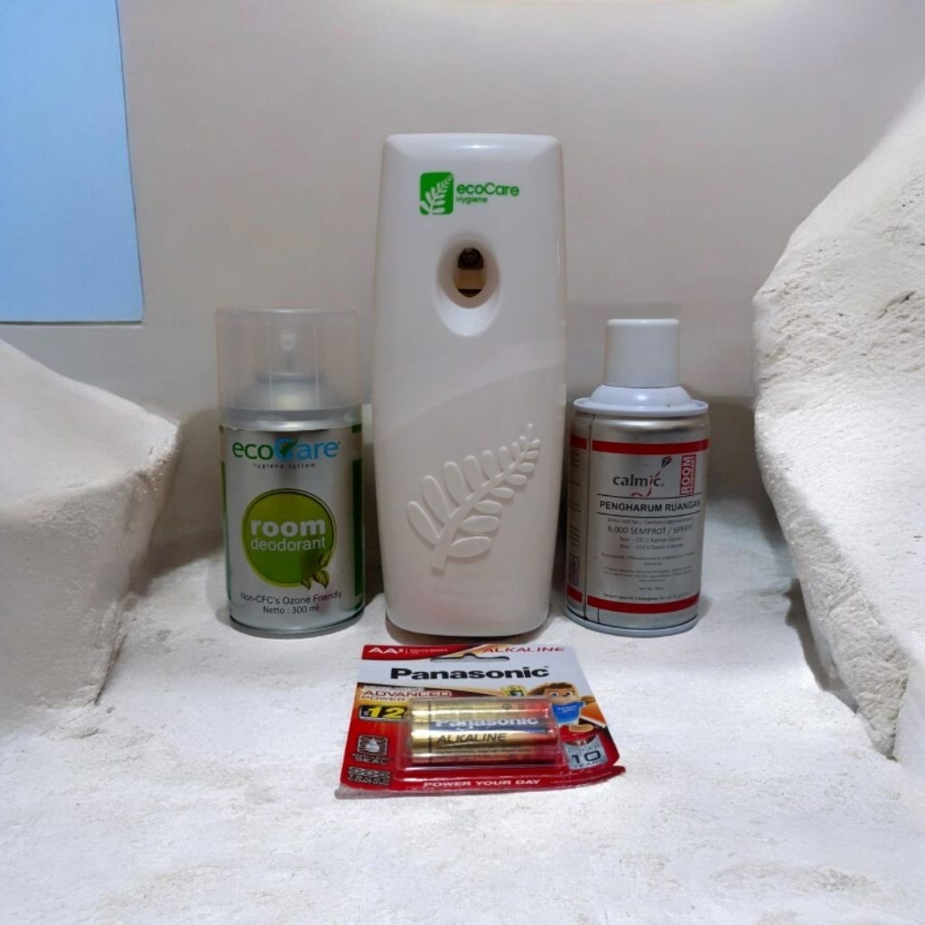 MESIN PENGHARUM SPRAY ECOCARE NEW INCLUDE BATRAI DAN REFILL CALMIC/ECOCARE