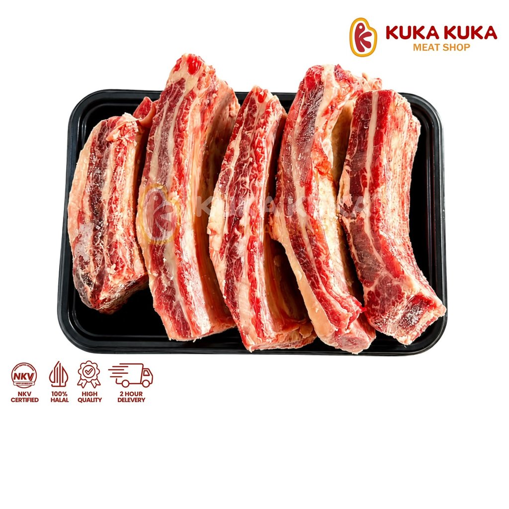 Back Ribs / Iga Konro | Daging Sapi Iga Konro Potongan 500gr